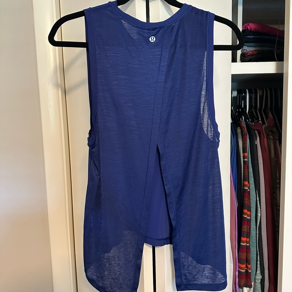 Lululemon tank with Open Back